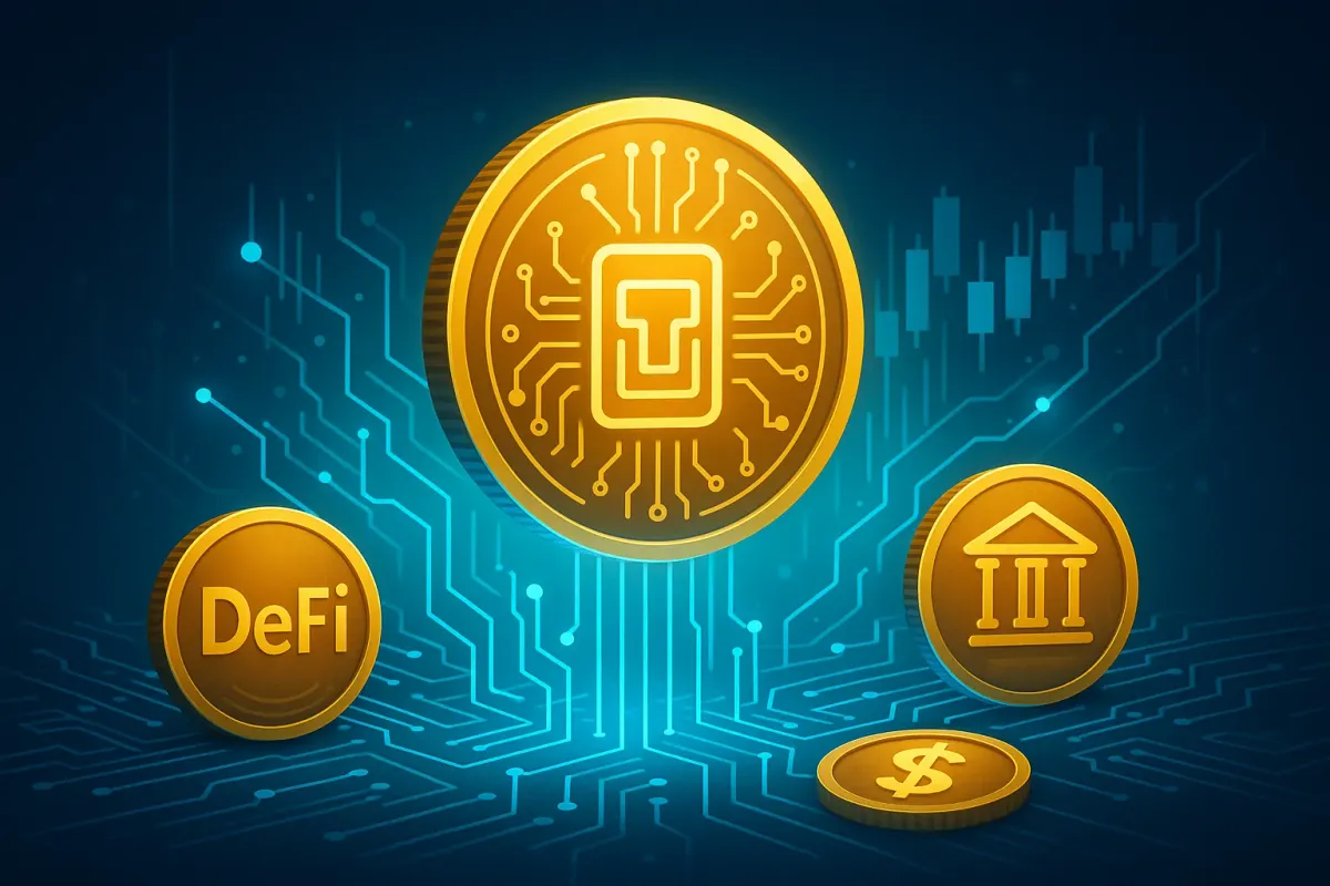Illustration for article: DeFi + RWA: How Tokenization Could Revolutionize DeFi and the Future of the Economy