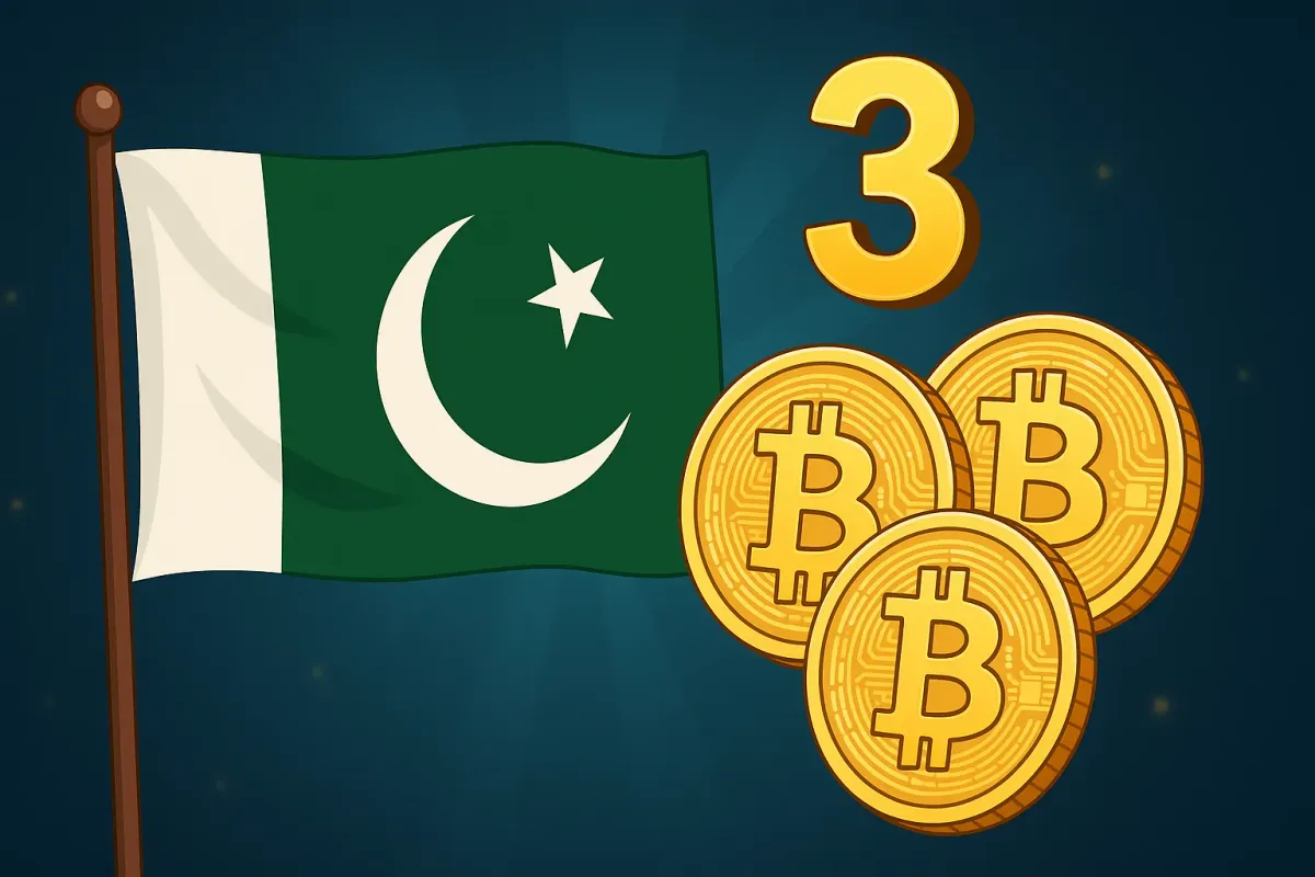 Illustration for article: Pakistan Ranks 3rd in Global Crypto Adoption: Just Behind India and the U.S
