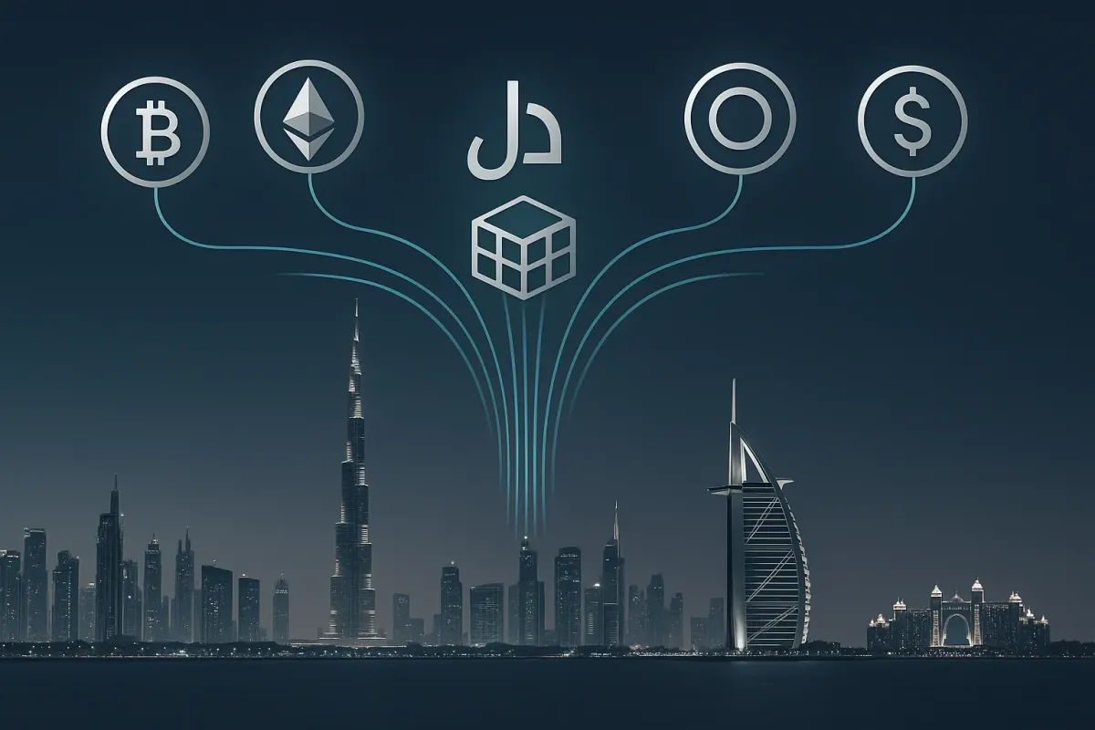 Illustration for article: Dubai is Leading in Crypto Payments and Tokenized Real Estate