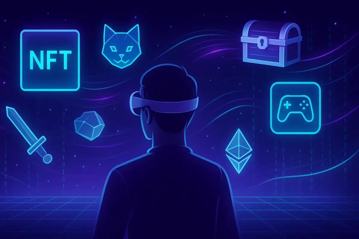 Illustration for article: On-Chain Gaming and Metaverse Quietly Making a Comeback in 2025